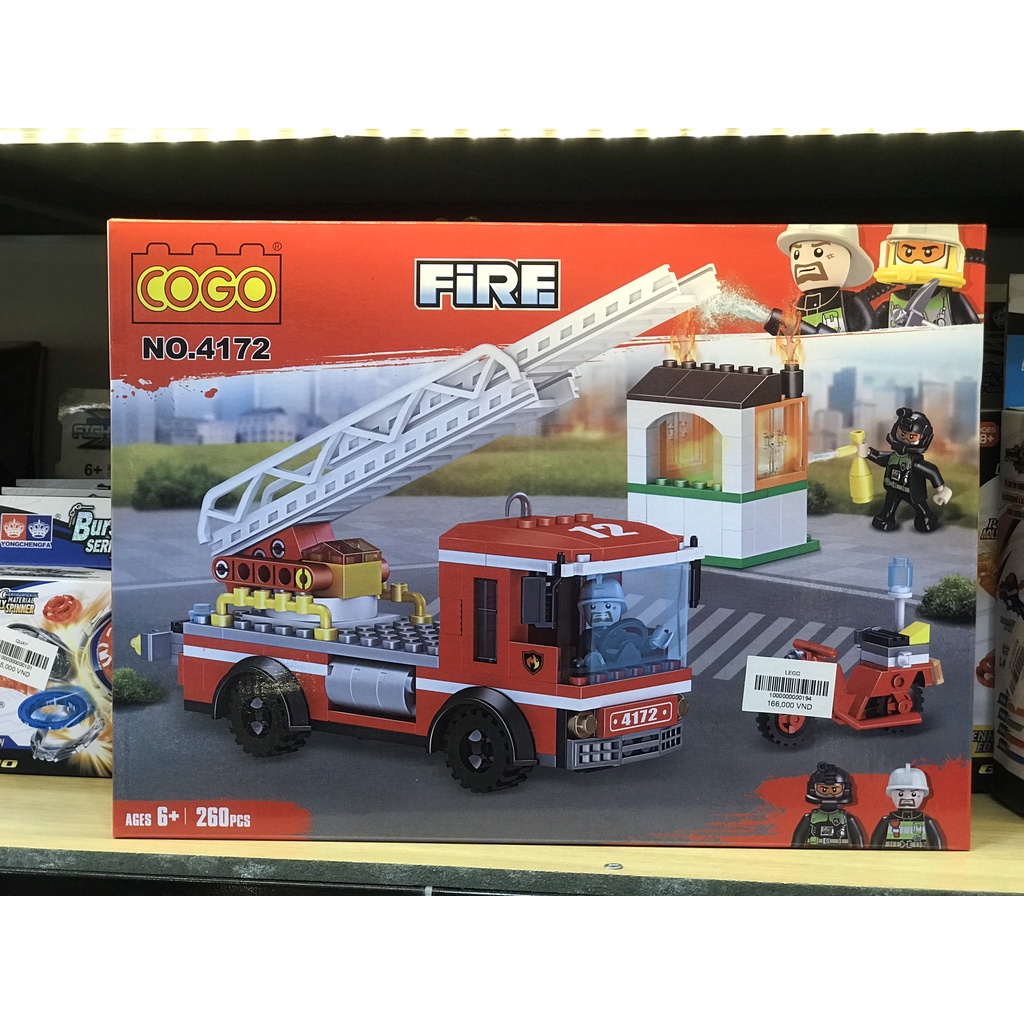 Bộ đồ chơi lắp ráp Xe cứu hỏa