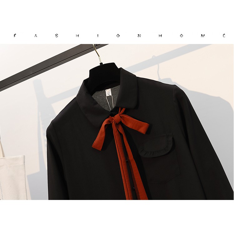 🌸Hàng Order🌸 Váy Sơ Mi Bigsize Thắt Nơ Chân Váy Xếp Ly Trẻ Trung Nữ Tính 🌸Hàng Quảng Châu | BigBuy360 - bigbuy360.vn