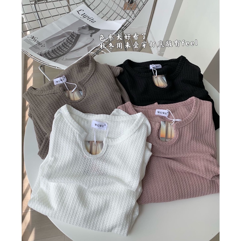 [Ảnh thật] Áo thun basic cổ U xốp mềm form rộng xẻ tà - Áo pull trơn thun gân dáng rộng cổ v xẻ ulzzang | BigBuy360 - bigbuy360.vn