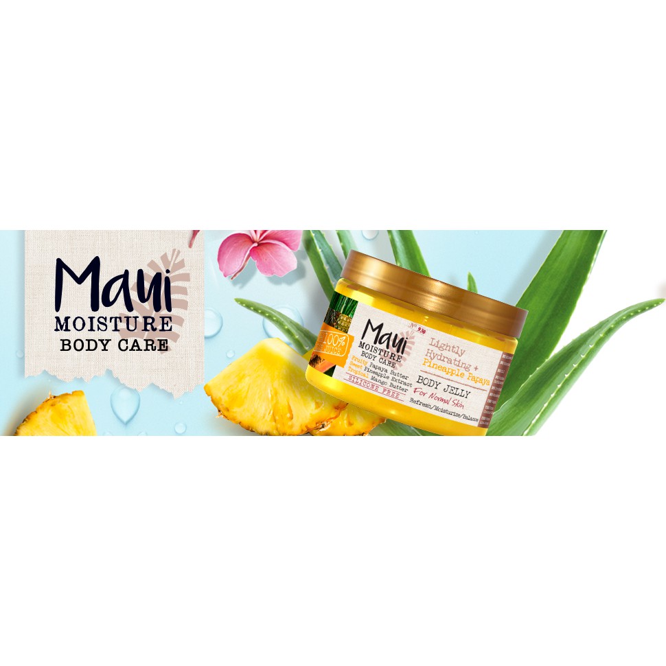 Sữa Dưỡng Thể Vegan Dạng Gel Mềm Maui Moisture Pineapple Body Gel Vegan Body Lotion 340g