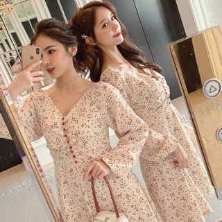 Váy bạn thân chun ngực hoạ tiết ô vuông