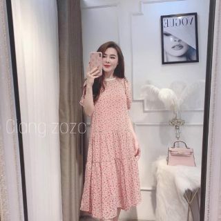 Váy hoa nhí cổ viền