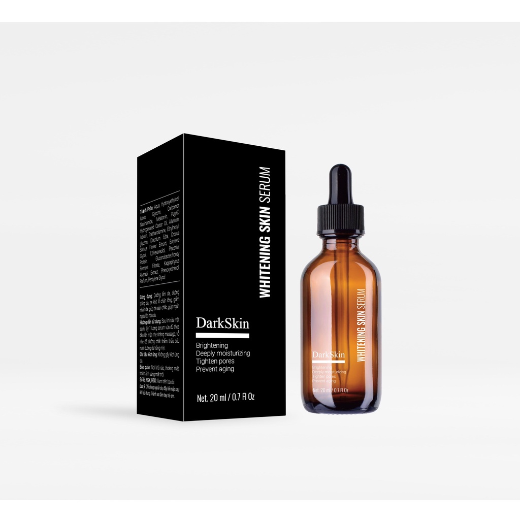 Serum dưỡng trắng sáng da và giảm nám tàn nhang DarkSkin 20ml