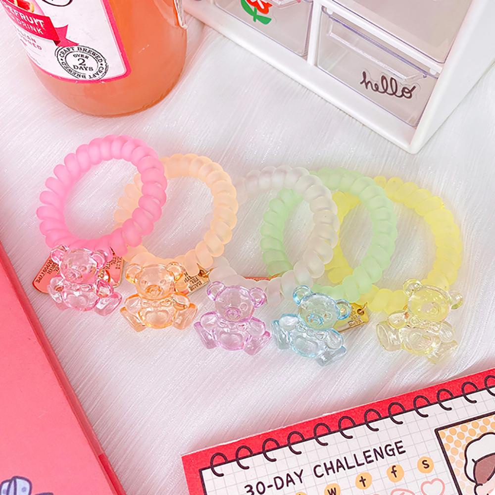 Dây Buộc Tóc Đuôi Ngựa Hình Gấu DANILO Ngọt Ngào Dễ Thương Phong Cách Hàn Quốc Cho Nữ