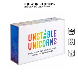 Trò Chơi Unstable Unicorns, Kỳ Lân Bất Định Tiếng Anh 135 Lá Bài Cho Nhóm 8 Người Chơi