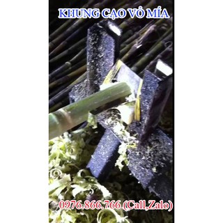 BỘ KHUNG CẠO VỎ MÍA CÓ CON LĂN