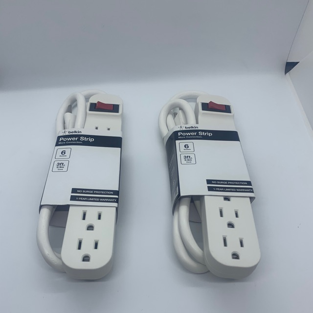 Ổ cắm điện chính hãng Belkin Power Strip 6 lỗ hàng US