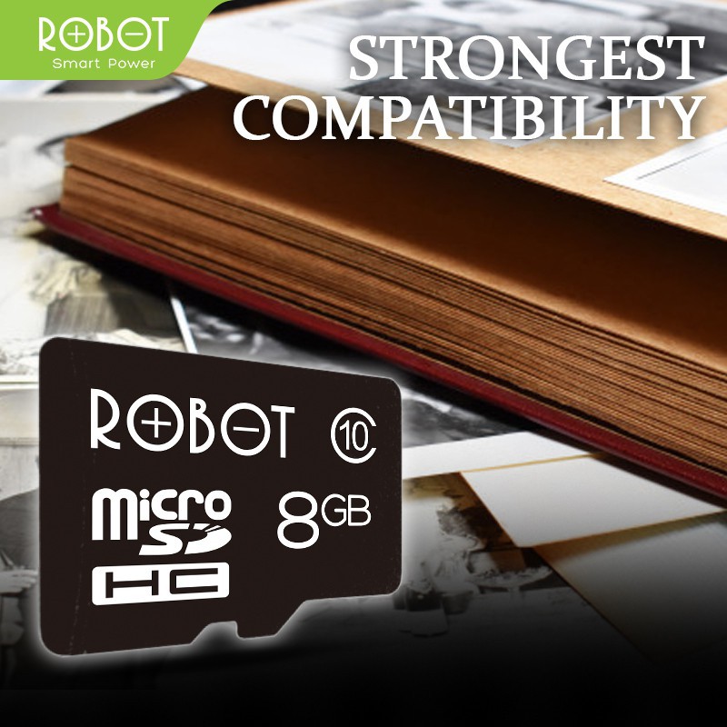 Thẻ Nhớ Micro Sd Robot Tf 8gb / 16gb Class 10 1 Năm Năm | BigBuy360 - bigbuy360.vn