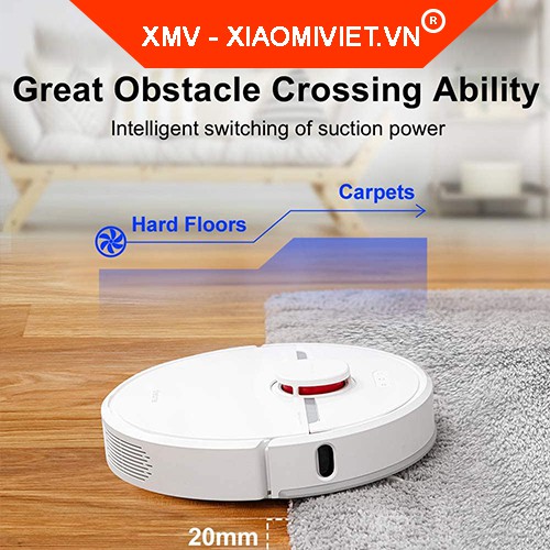 Robot hút bụi lau nhau Xiaomi Dreame D9 - Lực hút 3.000PA|Pin 5.200mAh - Hàng chính hãng - Bảo hành 12 tháng