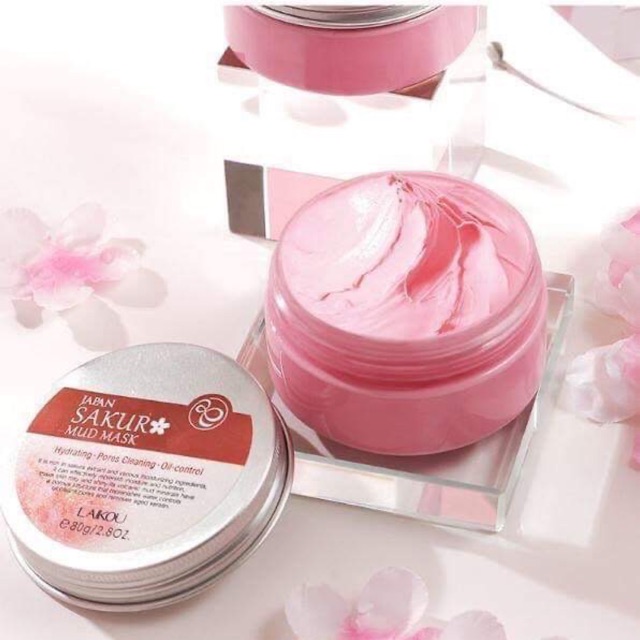 Mặt nạ đất sét hoa anh đào Sakura Mud Mask Laikou