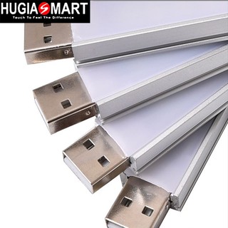 Đèn Led USB⚡ Hugiasmart ⚡ Thanh đèn led đầu cắm usb siêu sáng 20 bóng Led đế nhôm tản nhiệt
