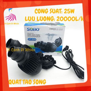 Quạt máy thổi luồng 800M, tạo sóng 2 đầu WP800M cho hồ cá SOBO WP-800M 25W