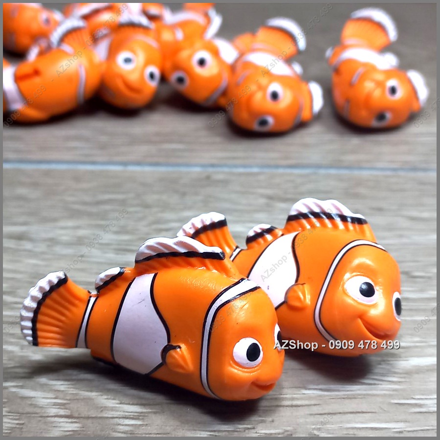 Mô Hình 2 Cá Clown Fish Nemo - Thế Giới Đại Dương - 7703.7