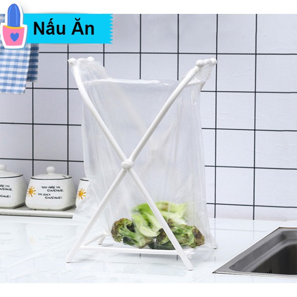 Giá Kệ Treo Túi Rác Thông Minh, Thùng Rác Nhựa