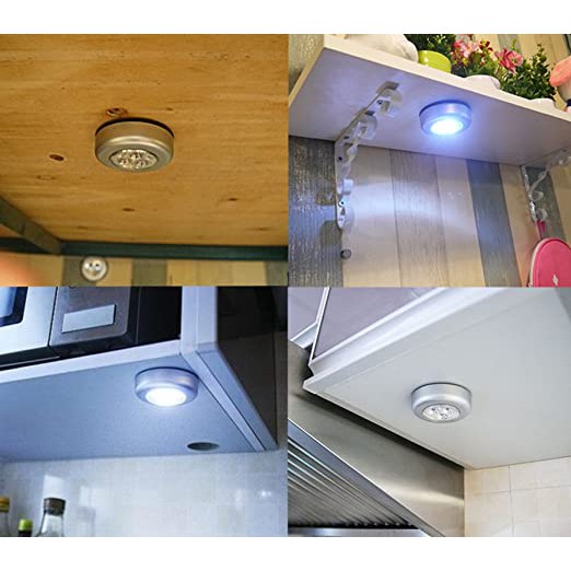Đèn LED 3 bóng mini cảm ứng gắn tường tiện dụng chất lượng cao