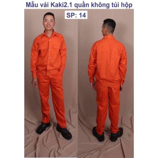 Quần áo bảo hộ lao động một màu
