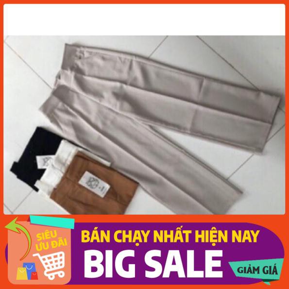 Quần suông ống rộng khóa sườn siêu tôn dáng hàng loại đẹp
