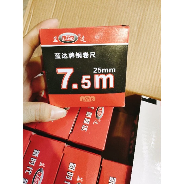 Thước lan thước dây thước tự kiềm 7,5m hàng cao cấp bền đẹp