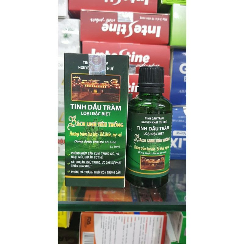 Tinh dầu tràm Bách Linh Tiêu Thông ⚡ CAM KẾT CHÍNH HÃNG ⚡Giúp giữ ấm cơ thể, giảm ngạt mũi, ho và cảm lạnh