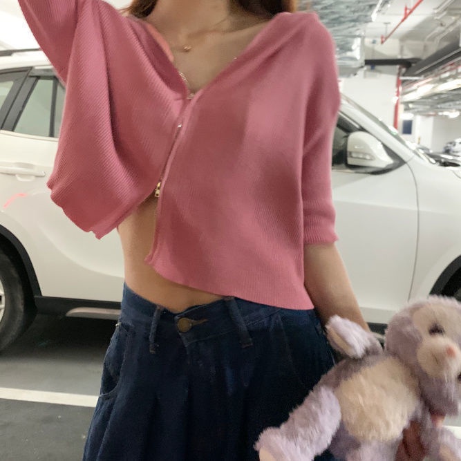 Áo Thun Nữ NgắN Tay Cổ Chữ V MàU Trơn Đơn GiảN Cho Nữ áo phông nữ JL-TX-104