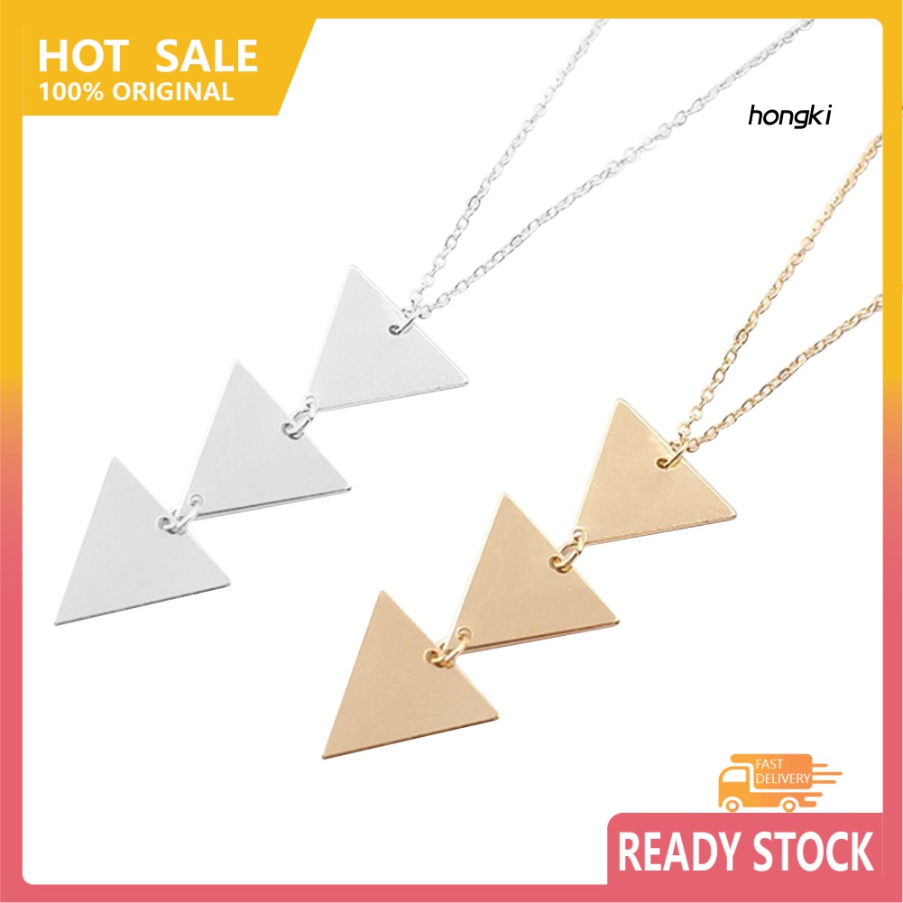 vòng cổ Hợp Kim Mặt Hình Tam Giác Thời Trang Dành Cho Nữ