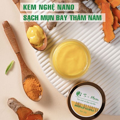  Nghệ mặt sáng da S-Mom (Kem nghệ S-Mom)