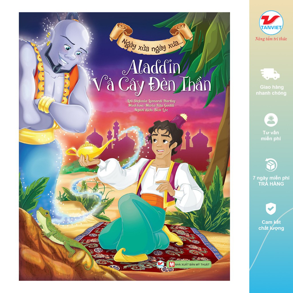 Sách - Ngày Xửa Ngày Xưa - Aladdin Và Cây Đèn Thần