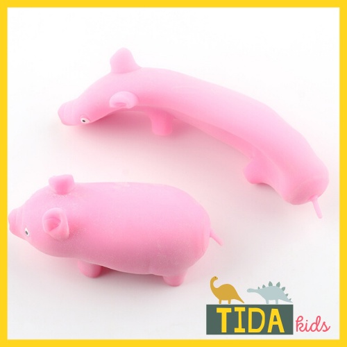 Heo Bóp Mềm ⚡ HOT TREND ⚡ Squishy Mochi Lợn Hồng Cute, Đồ Chơi Xả Stress Dễ Thương Xua Tan Căng Thẳng, TiDa Kids Shop