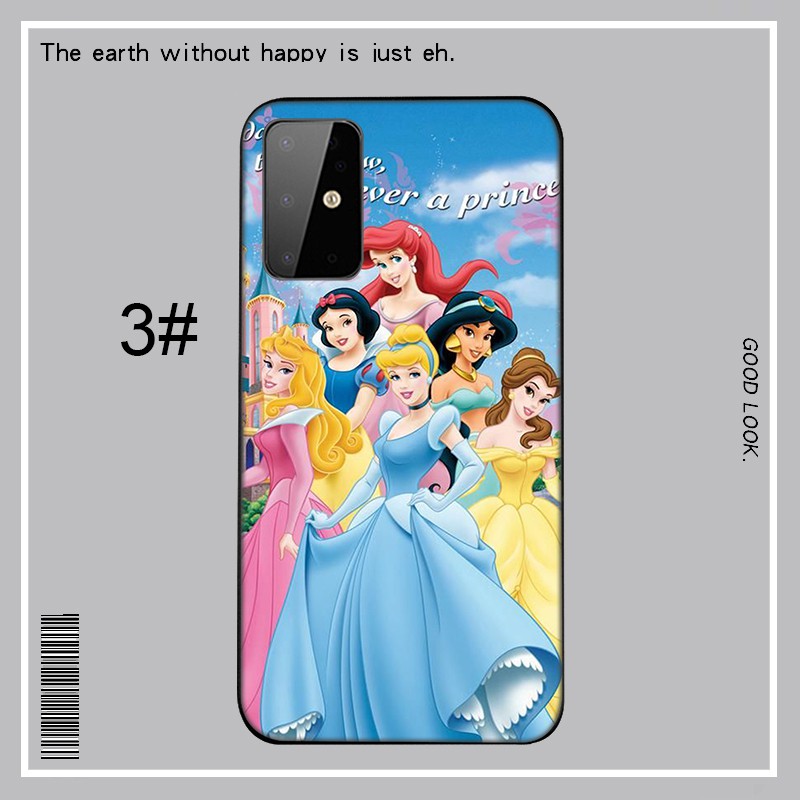 Ốp điện thoại mềm in hình công chúa Disney LU157 cho Samsung Galaxy S10 S9 S8 Plus S6 S7 Edge