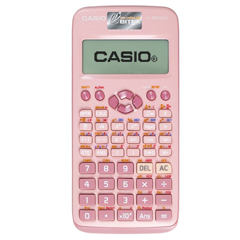 Máy Tính Casio FX-580VN X dành cho học sinh chuyên dùng cho thi đại học và chuyển cấp - Kèm quà tặng