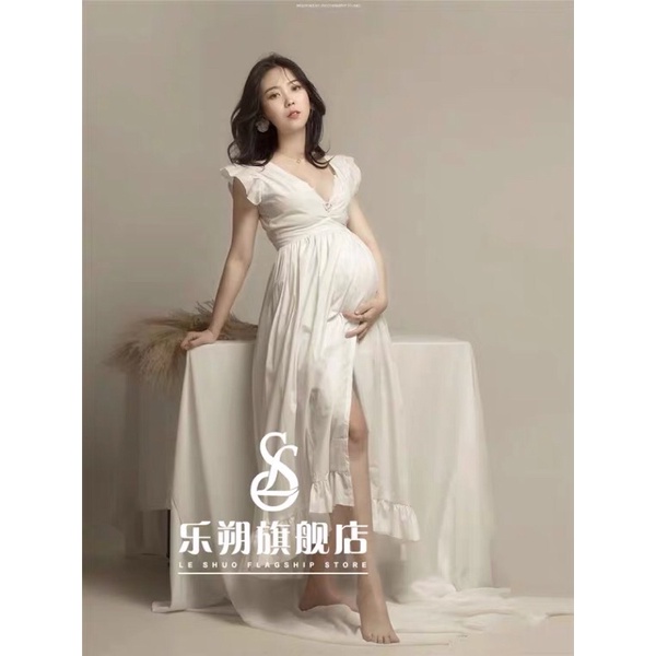 Váy đầm bầu chụp hình nghệ thuật cao cấp