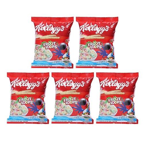 Combo 12 bịch Ngũ Cốc Ăn Sáng Kellogg's Froot Loops Gói 15G