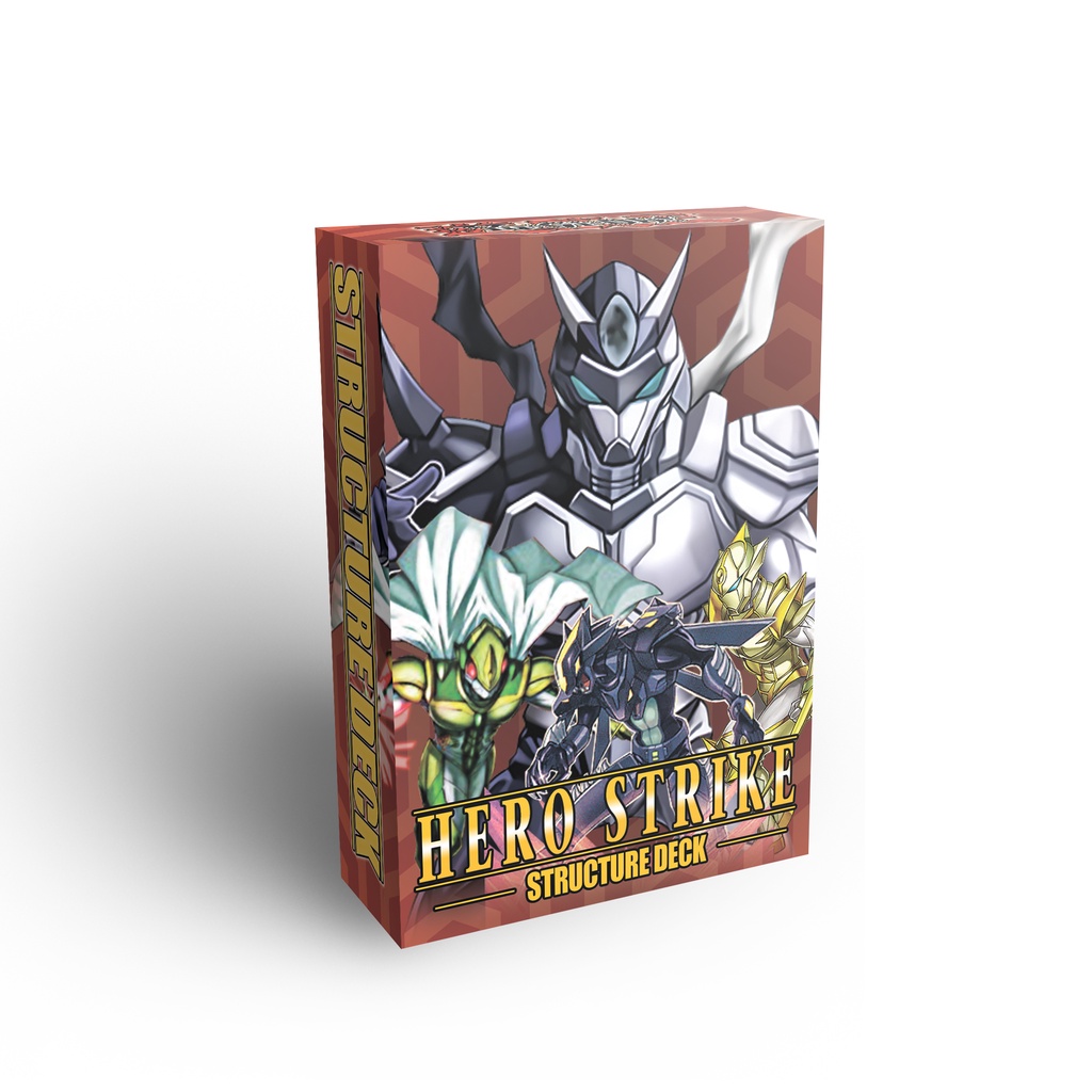 Bộ bài Hero Strike Structure Deck của Jaden Yuki card bài yugioh có tem chất lượng cao full hộp