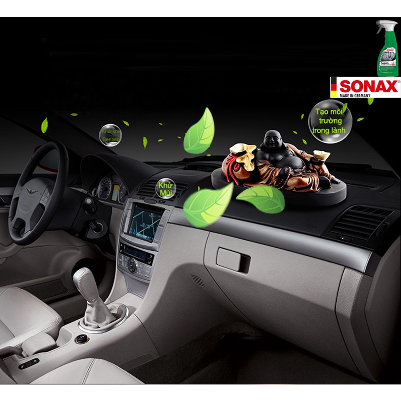 Sản Phẩm Dung dịch khử mùi trong nội thất xe ô tô, thương hiệu Sonax mã 292241, 500ml