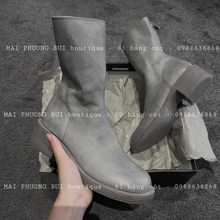 Boot da guidi trơn mai phương bùi