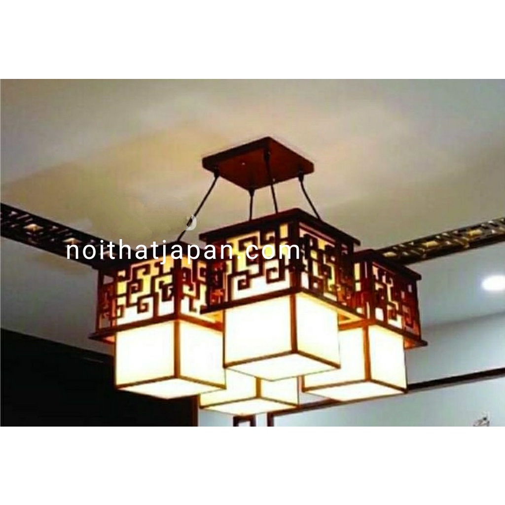 Đèn Gỗ Tân Cổ Điển Thả Treo Trần Phòng Khách Phòng Thờ Chất Liệu Gỗ Tự  Nhiên | Shopee Việt Nam