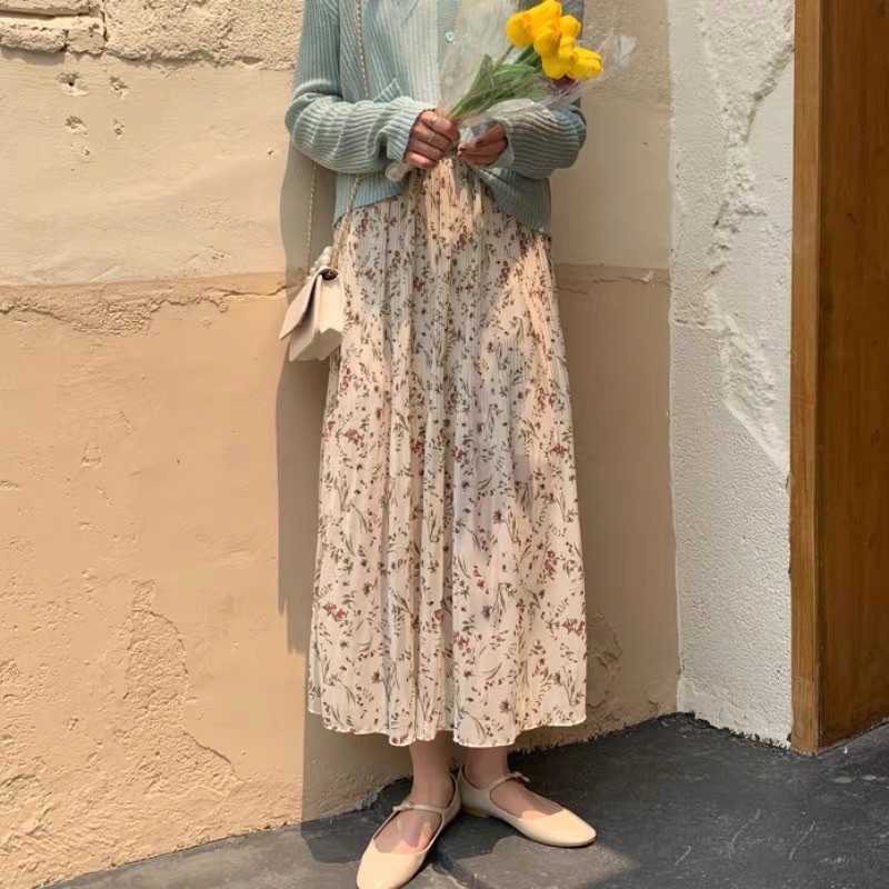 {Có sẵn} Chân váy hoa nhí Vintage màu mới kèm hình thật ở cuối | BigBuy360 - bigbuy360.vn