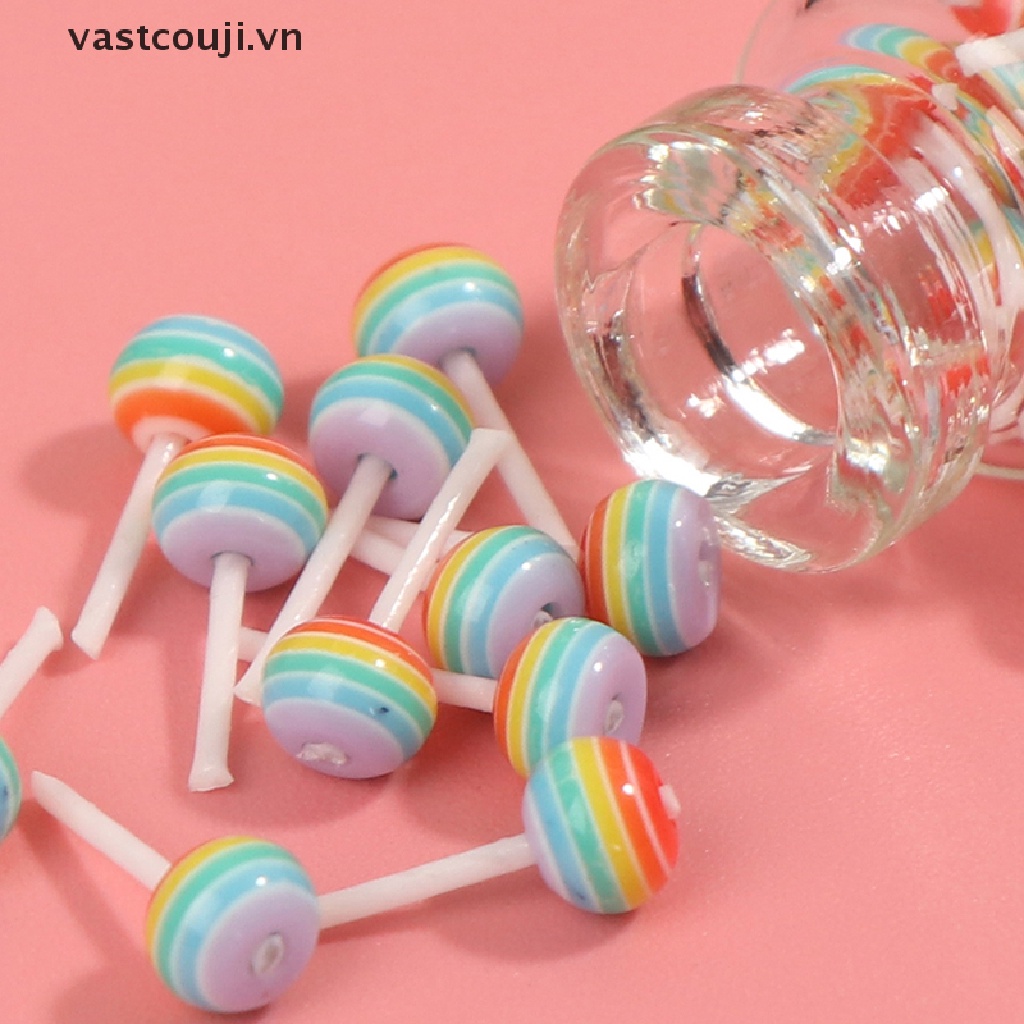 Hộp Đựng Kẹo Mút / Món Tráng Miệng / Món Tráng Miệng Kèm Giá Đỡ Kẹo Cho Nhà Búp Bê 1 / 1