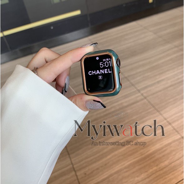 Vỏ cứng hai màu bảo vệ toàn diện chống rơi vỡ thích hợp cho Apple Iwatch Se 6 5 4 3 2 38mm 40mm 42mm 44mm