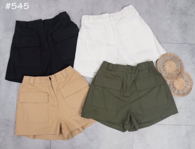 Quần short túi hộp trẻ trung 4 màu xb