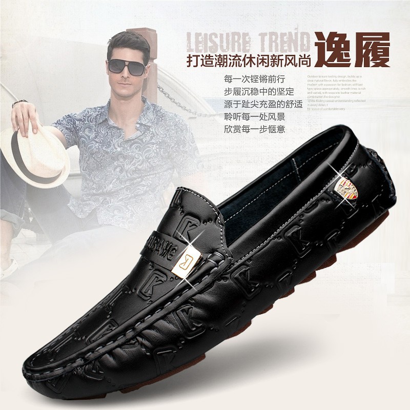 Giày lười bằng da thật dành cho nam