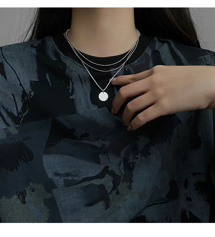 Dây Chuyền Nhiều Lớp Thiết Kế Đơn Giản Sang Trọng Thời Trang Thu Đông 22718