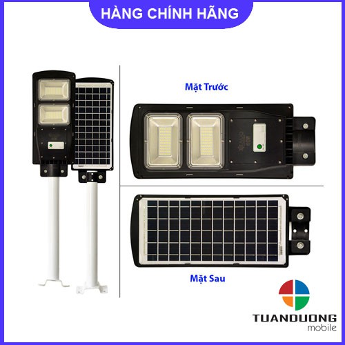 Đèn Năng Lượng Mặt Trời AUQ Solar Light. Công suất 60W Hai Thể