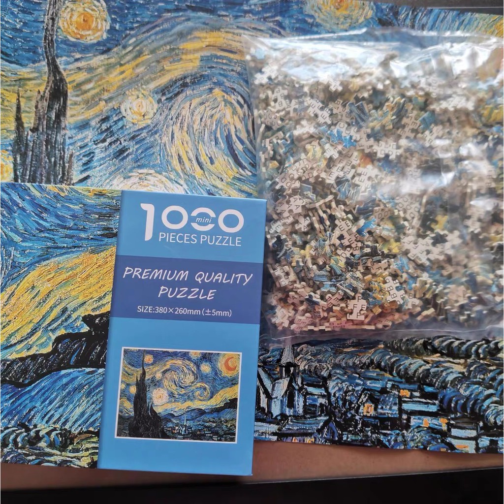 Tranh ghép hình mini 1000 mảnh - mini jigsaw puzzle 1000pcs