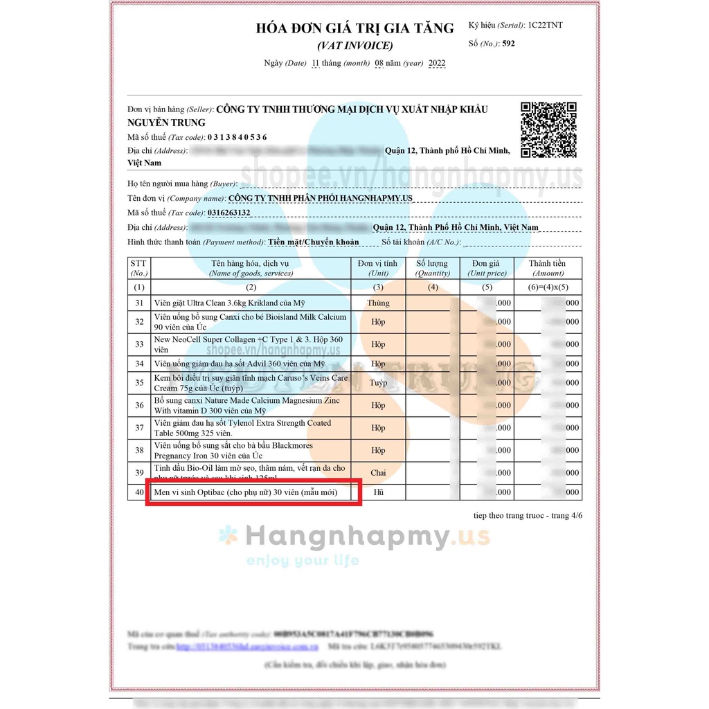 Viên uống dành cho nữ Intimate OptiBac Probiotics Flora 30 viên