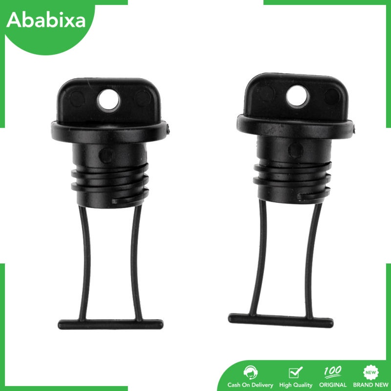 Set 4 Nút Chặn Lỗ Thoát Nước Bằng Nhựa Màu Đen Thông Dụng Cho Thuyền Kayak / Ca Nô