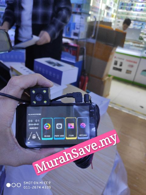 Touch Screen Dual Lens Car Camera Vehicle Video Dash Cam Full HD | WebRaoVat - webraovat.net.vn