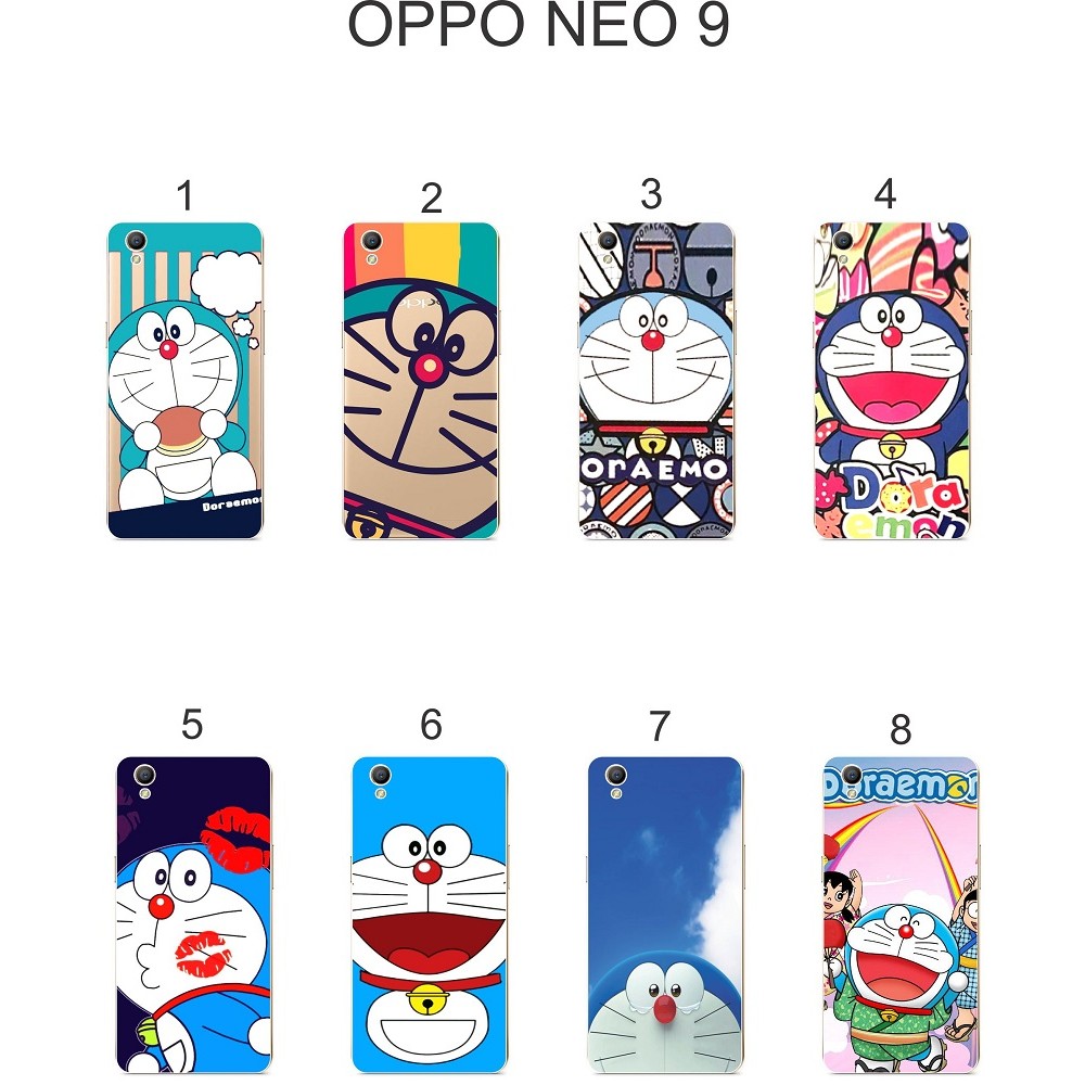 Ốp lưng Oppo Neo 9 dẻo in hình Doraemon
