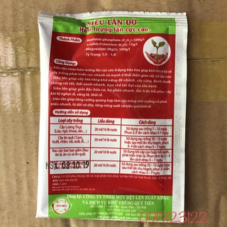 Siêu lân đỏ- Ra rễ cực mạnh 20ml (dùng cho 20L nước) dùng hiệu quả cho lan, cây cảnh trồng chậu