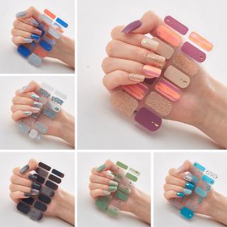 Set 14 miếng dán móng tay nhãn dán thời trang 3d độc đáo Dq3_41-60